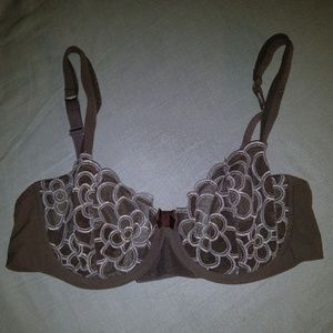 Lou Code Demi Unlined See-Thru Lace Bra